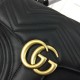 Gucci GG Marmont small top handle bag black 498110 Gucci GG Marmont small top handle bag black 498110