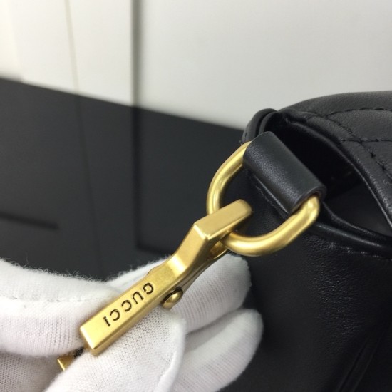 Gucci GG Marmont small top handle bag black 498110 Gucci GG Marmont small top handle bag black 498110