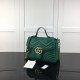 Gucci GG Marmont small top handle bag green 498110 Gucci GG Marmont small top handle bag green 498110