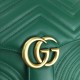 Gucci GG Marmont small top handle bag green 498110 Gucci GG Marmont small top handle bag green 498110
