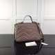 Gucci GG Marmont small top handle bag nude 498110 Gucci GG Marmont small top handle bag nude 498110