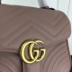Gucci GG Marmont small top handle bag nude 498110 Gucci GG Marmont small top handle bag nude 498110