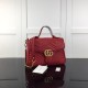 Gucci GG Marmont small top handle bag red 498110 Gucci GG Marmont small top handle bag red 498110