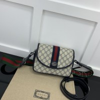 Gucci Ophidia small shoulder bag blue ‎722117