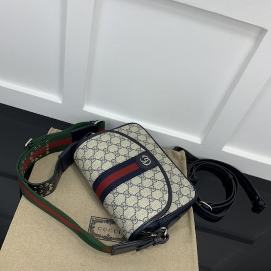Gucci Ophidia small shoulder bag blue 722117 Gucci Ophidia small shoulder bag blue 722117
