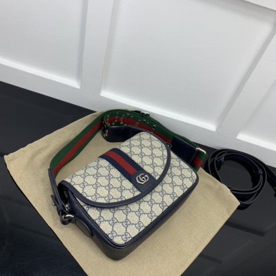 Gucci Ophidia small shoulder bag blue 722117 Gucci Ophidia small shoulder bag blue 722117
