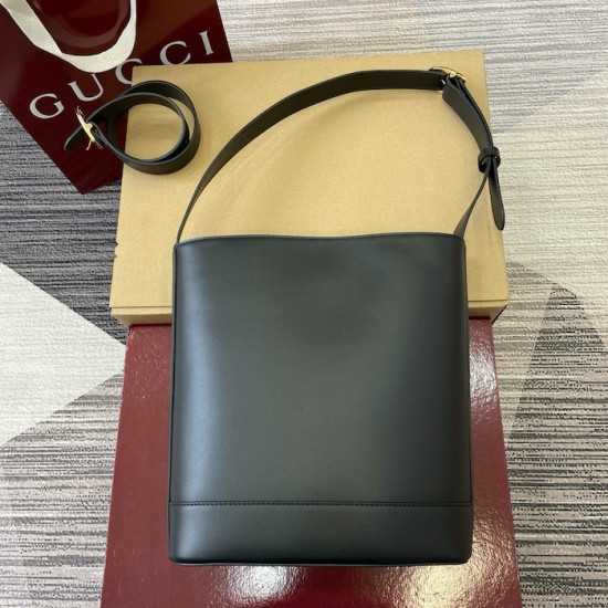 Gucci 73 Small Bucket Bag Black Gucci 73 Small Bucket Bag Black