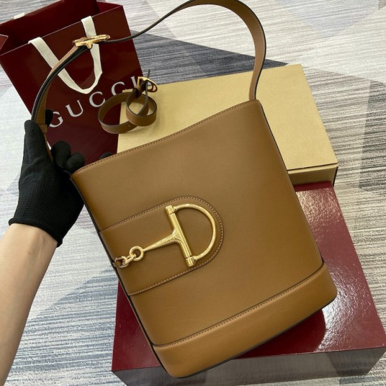 Gucci 73 Small Bucket Bag Brown Gucci 73 Small Bucket Bag Brown