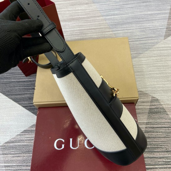 Gucci 73 Small Bucket Bag Natural Canvas Gucci 73 Small Bucket Bag Natural Canvas