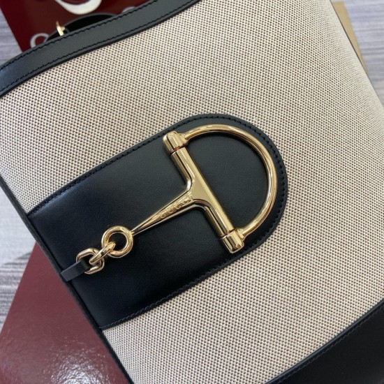 Gucci 73 Small Bucket Bag Natural Canvas Gucci 73 Small Bucket Bag Natural Canvas