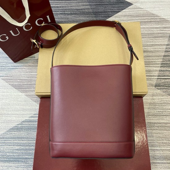 Gucci 73 Small Bucket Bag Red Gucci 73 Small Bucket Bag Red