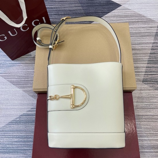 Gucci 73 Small Bucket Bag White Gucci 73 Small Bucket Bag White