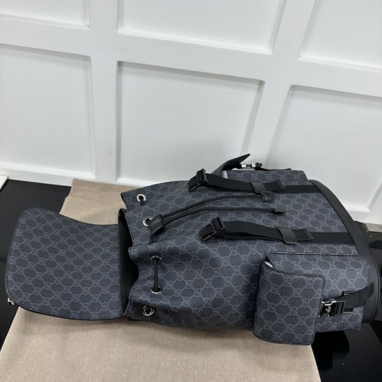 Gucci Black GG Supreme canvas backpack 792080 Gucci Black GG Supreme canvas backpack 792080