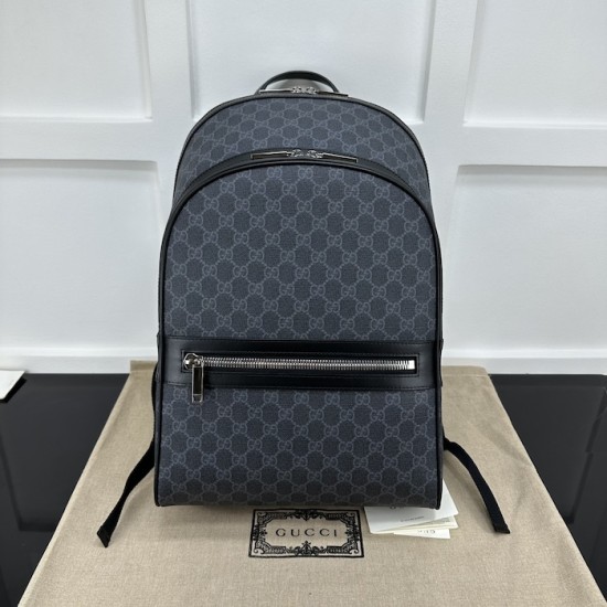 Gucci GG Supreme canvas black backpack 792123 Gucci GG Supreme canvas black backpack 792123