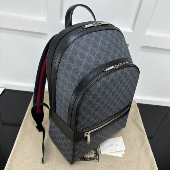 Gucci GG Supreme canvas black backpack 792123 Gucci GG Supreme canvas black backpack 792123