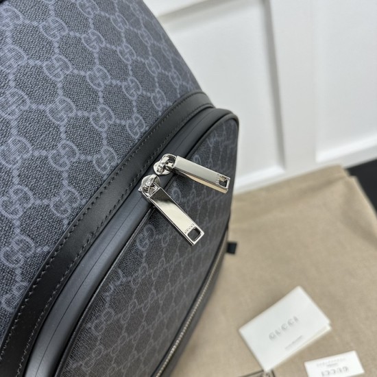 Gucci GG Supreme canvas black backpack 792123 Gucci GG Supreme canvas black backpack 792123