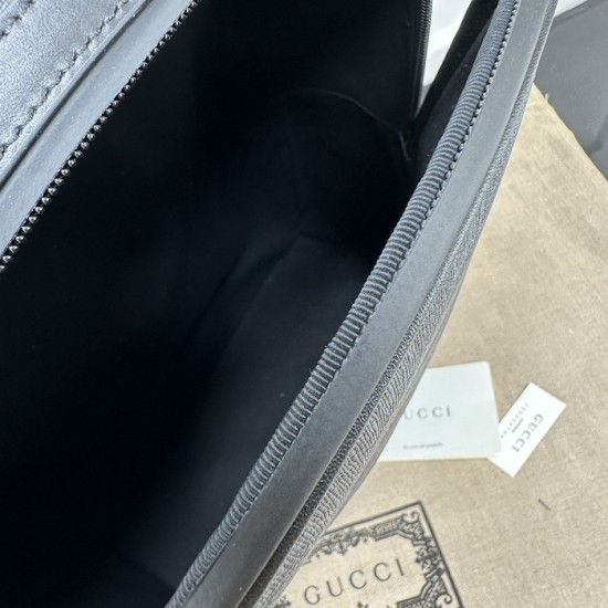 Gucci GG Supreme canvas black backpack 792123 Gucci GG Supreme canvas black backpack 792123