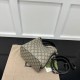 Gucci GG Emblem mini bucket bag black 815118 Gucci GG Emblem mini bucket bag black 815118