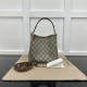 Gucci GG Emblem mini bucket bag brown 815118 Gucci GG Emblem mini bucket bag brown 815118