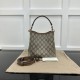 Gucci GG Emblem mini bucket bag brown 815118 Gucci GG Emblem mini bucket bag brown 815118