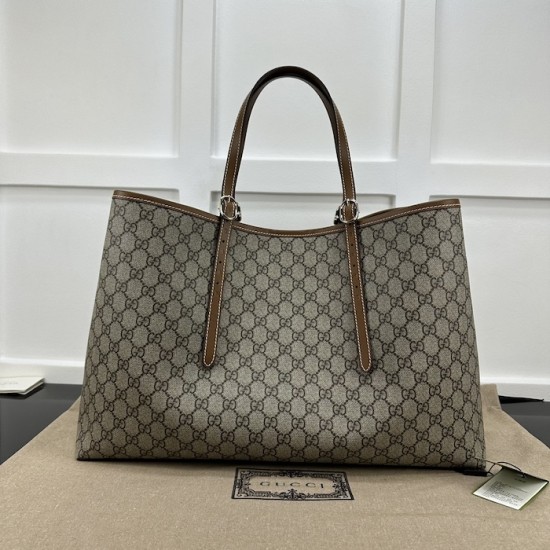 Gucci GG Emblem large tote bag brown 815212 Gucci GG Emblem large tote bag brown 815212