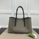 Gucci GG Emblem medium tote bag black 815213 Gucci GG Emblem medium tote bag black 815213