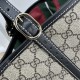 Gucci GG Emblem medium tote bag black 815213 Gucci GG Emblem medium tote bag black 815213