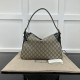 Gucci GG Emblem medium shoulder bag black 815216 Gucci GG Emblem medium shoulder bag black 815216