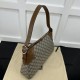 Gucci GG Emblem large shoulder bag brown 815217 Gucci GG Emblem large shoulder bag brown 815217