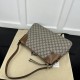 Gucci GG Emblem large shoulder bag brown 815217 Gucci GG Emblem large shoulder bag brown 815217