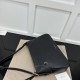 Gucci GG Emblem large shoulder bag black smooth leather Gucci GG Emblem large shoulder bag black smooth leather