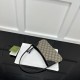 Gucci GG Emblem super mini shoulder bag black 820696 Gucci GG Emblem super mini shoulder bag black 820696