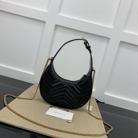 Gucci GG Marmont mini shoulder bag black 699514 Gucci GG Marmont mini shoulder bag black 699514
