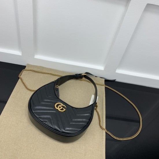 Gucci GG Marmont mini shoulder bag black 699514 Gucci GG Marmont mini shoulder bag black 699514