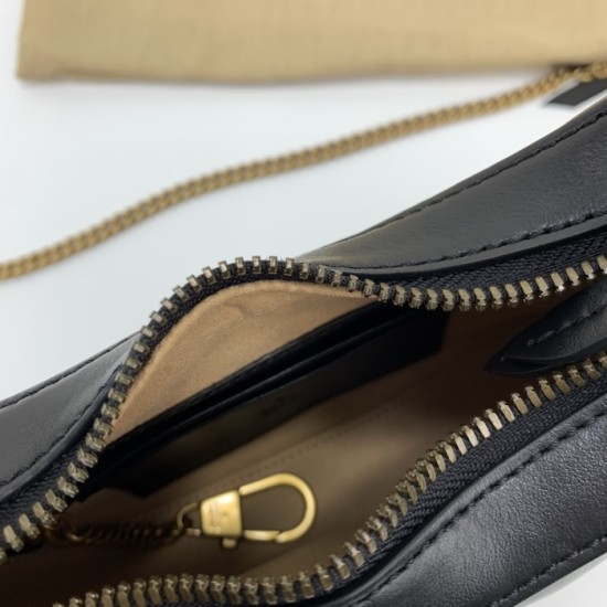 Gucci GG Marmont mini shoulder bag black 699514 Gucci GG Marmont mini shoulder bag black 699514