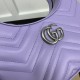 Gucci GG Marmont mini shoulder bag purple 699514 Gucci GG Marmont mini shoulder bag purple 699514