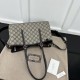 Gucci GG Emblem small tote bag black 815214 Gucci GG Emblem small tote bag black 815214