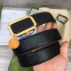 Gucci Signature Leather Belt Black Gucci Signature Leather Belt Black