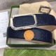Gucci Signature leather belt Blue Gucci Signature leather belt Blue