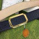 Gucci Signature leather belt Blue Gucci Signature leather belt Blue