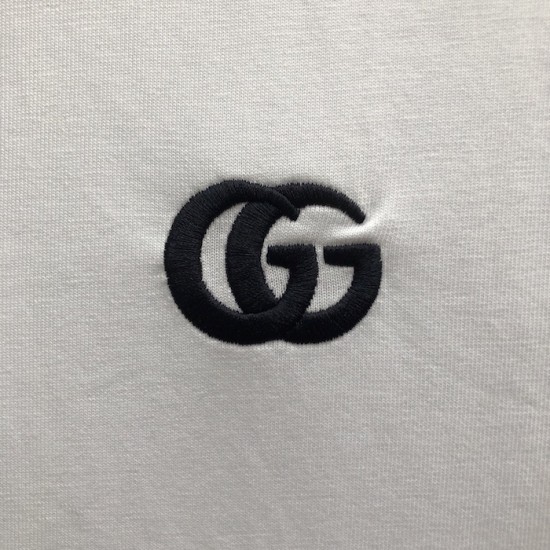 Replica Gucci Cotton Jersey T-Shirt - Premium Designer Cotton Apparel Replica Gucci Cotton Jersey T-Shirt in White - Luxury Designer Tee