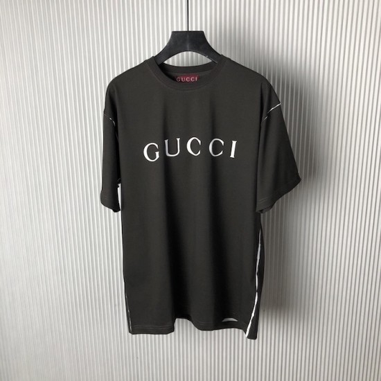 Gucci Cotton jersey T-shirt with print black Gucci Cotton jersey T-shirt with print black