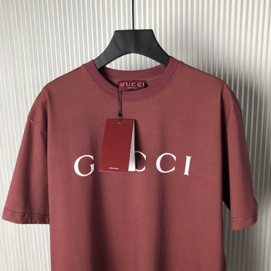 Gucci Cotton jersey T-shirt with print red Gucci Cotton jersey T-shirt with print red