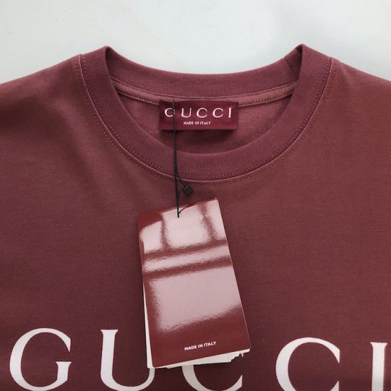 Gucci Cotton jersey T-shirt with print red Gucci Cotton jersey T-shirt with print red