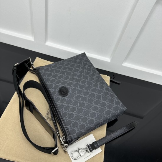 Gucci Medium messenger bag black ‎726833
