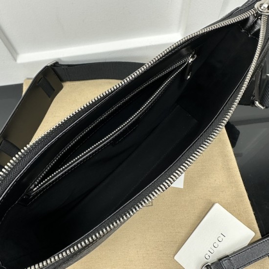 Gucci Medium messenger bag black ‎726833