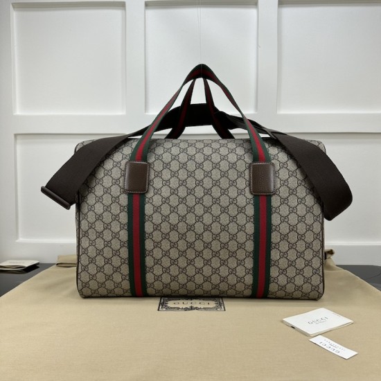 Gucci Medium duffle bag with Web ‎758664