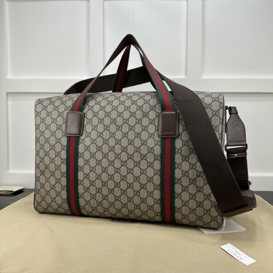 Gucci Medium duffle bag with Web ‎758664