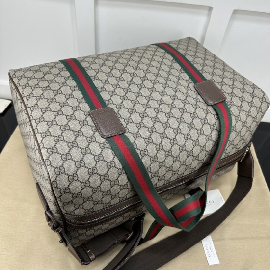 Gucci Medium duffle bag with Web ‎758664
