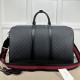Gucci Black GG Supreme canvas GG duffle bag ‎792075